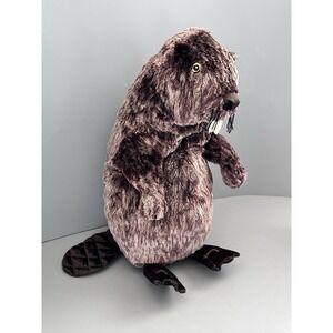 IKEA KLAPPAR BAVER - Beaver Plush 14-15" Stuffed Animal Plush